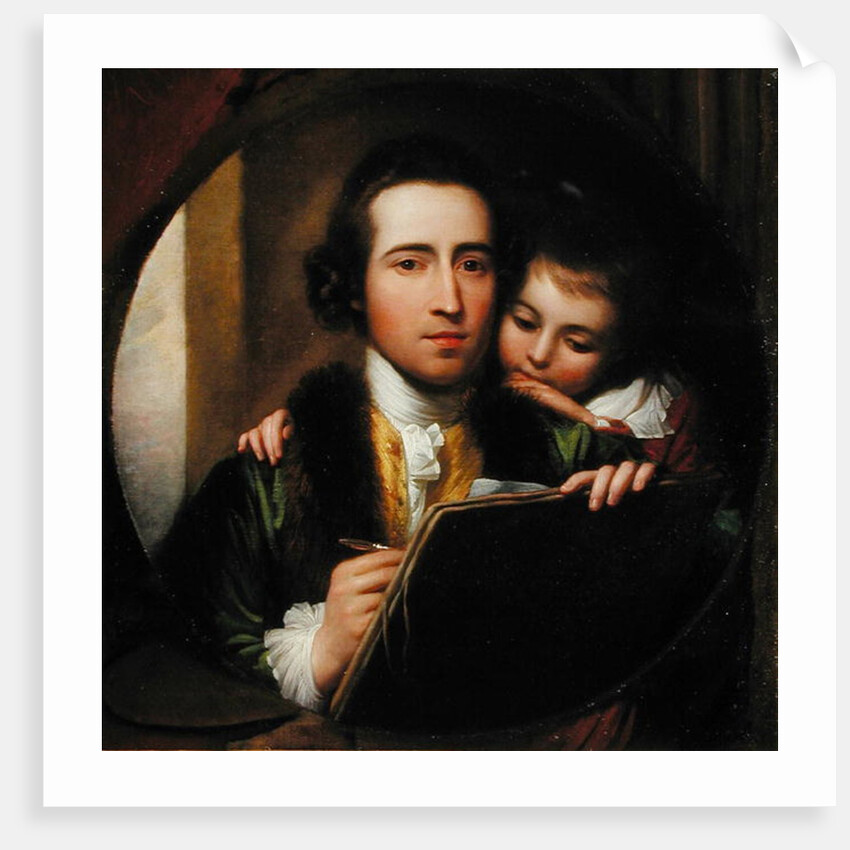The Artist and his son Raphael, c.1773 by Benjamin West