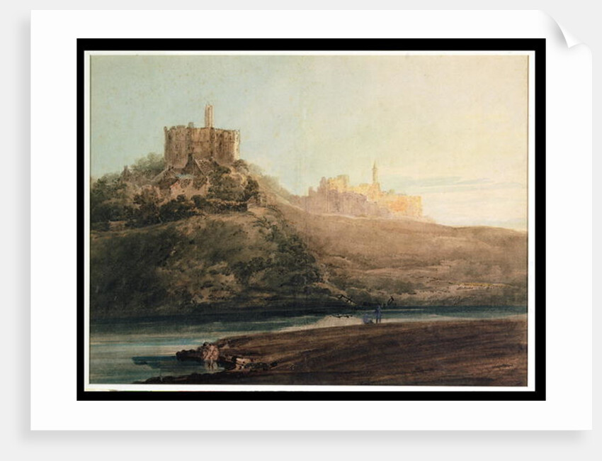Warkworth Castle, Northumberland, c.1798 by Thomas Girtin