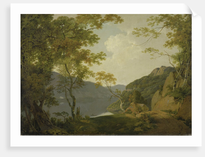 Lake Scene, 1790 by Joseph Wright of Derby