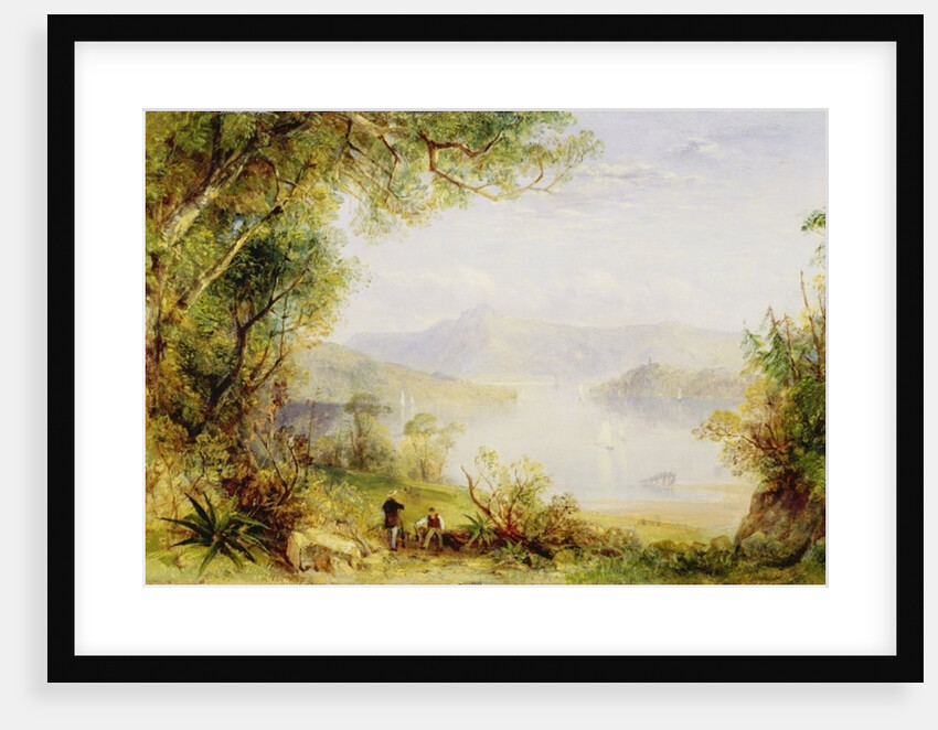 View on the Hudson River, c.1840-45 by Thomas Creswick