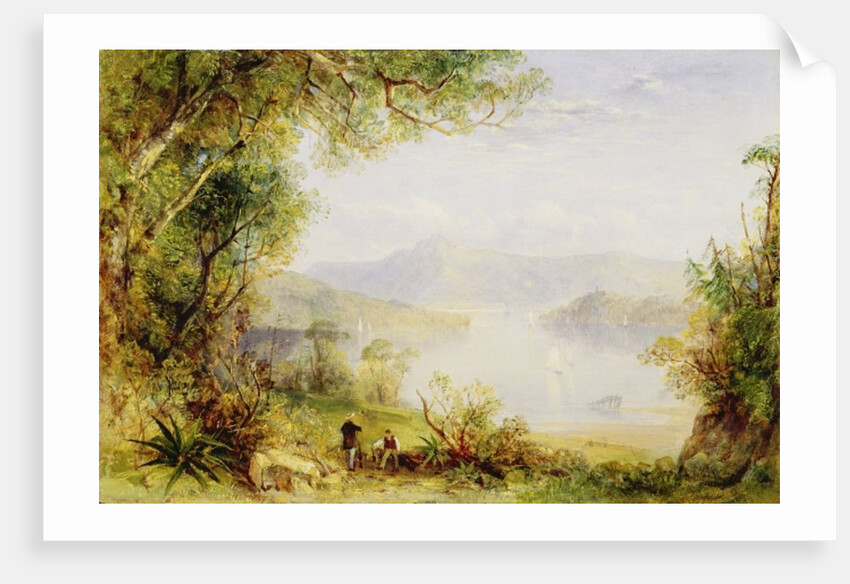 View on the Hudson River, c.1840-45 by Thomas Creswick