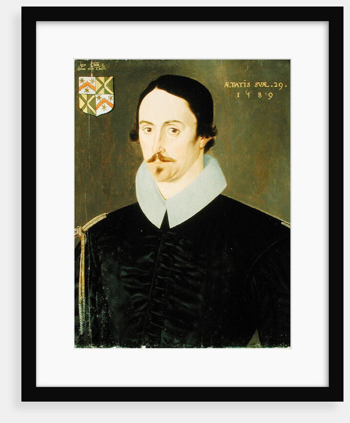 An Unknown Man, Aged 29, Possibly of the Kempe Family, 1589 by English School