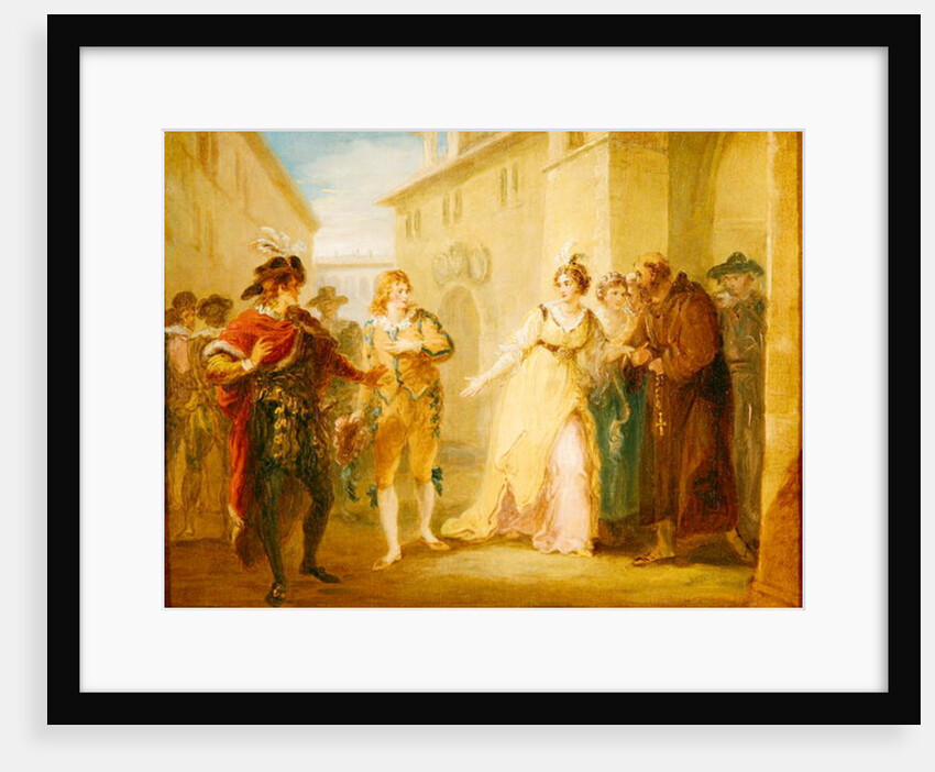 The Revelation of Olivia's Betrothal, from Act V, Scene i of 'Twelfth Night', c.1790 by William Hamilton