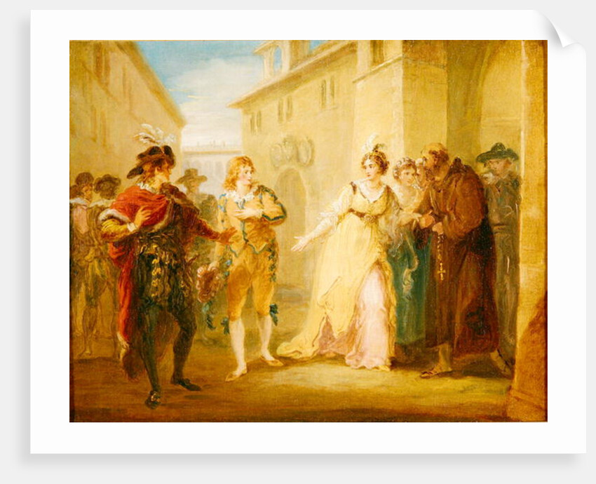 The Revelation of Olivia's Betrothal, from Act V, Scene i of 'Twelfth Night', c.1790 by William Hamilton