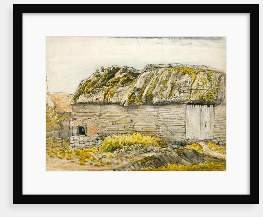 A Barn with a Mossy Roof, Shoreham by Samuel Palmer