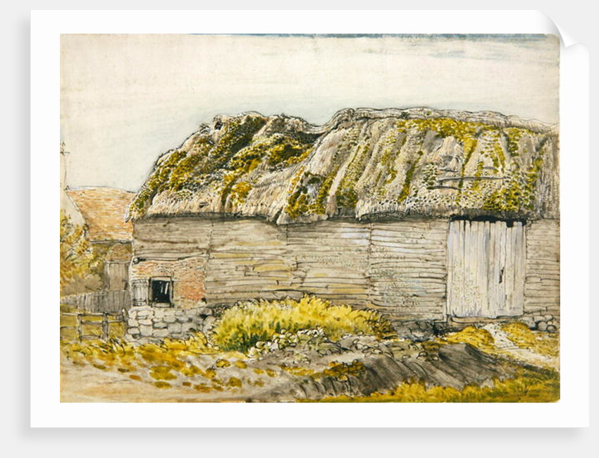 A Barn with a Mossy Roof, Shoreham by Samuel Palmer
