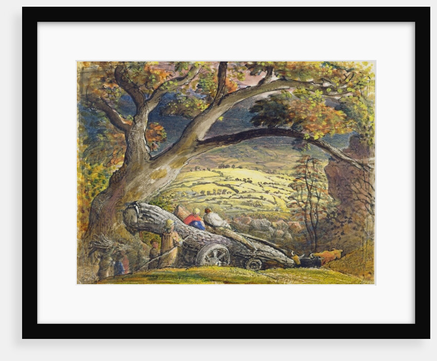 The Timber Wain, c.1833-34 by Samuel Palmer