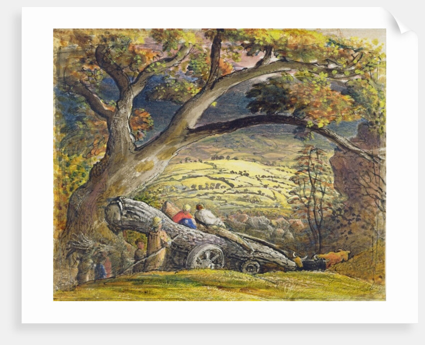 The Timber Wain, c.1833-34 by Samuel Palmer
