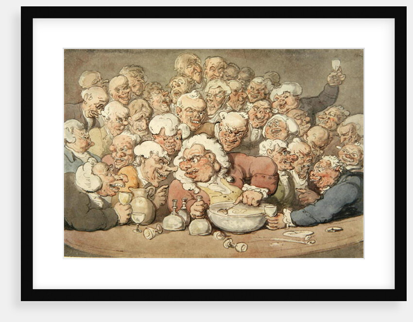 Serving Punch, c.1815-20 by Thomas Rowlandson
