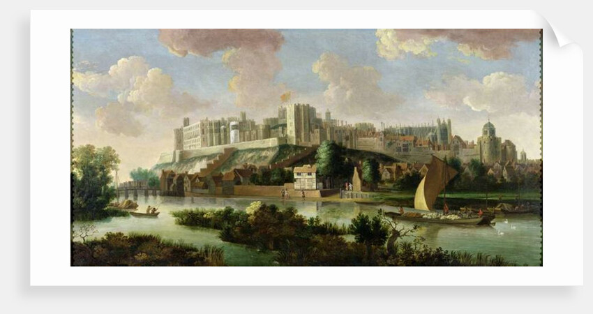Windsor Castle seen from the Thames, c.1700 by Johannes Vorsterman