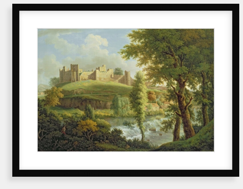 Ludlow Castle with Dinham Weir by Samuel Scott