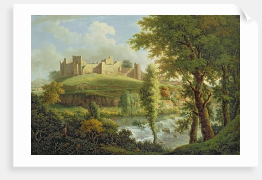 Ludlow Castle with Dinham Weir by Samuel Scott