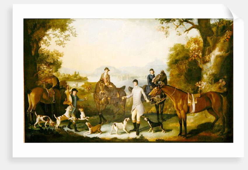 The Death of the Hare, c.1760-70 by English School