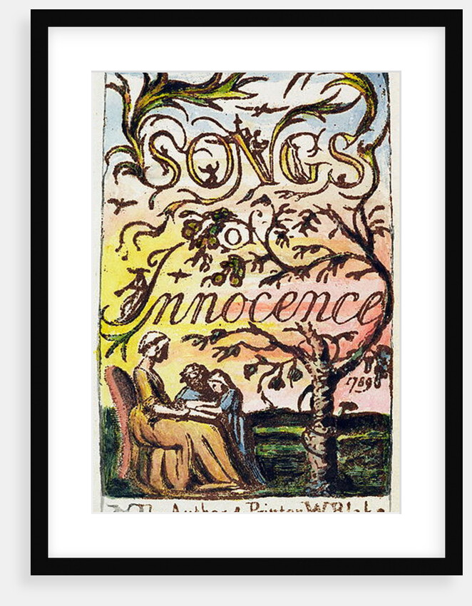 Titlepage from 'Songs of Innocence and of Experience' [Bentley Copy 3] c.1789-94 by William Blake