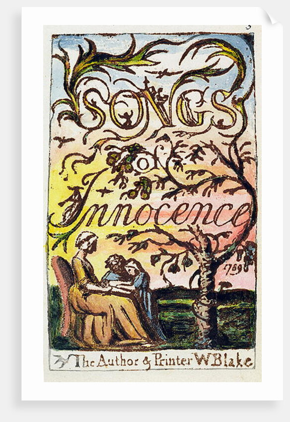 Titlepage from 'Songs of Innocence and of Experience' [Bentley Copy 3] c.1789-94 by William Blake