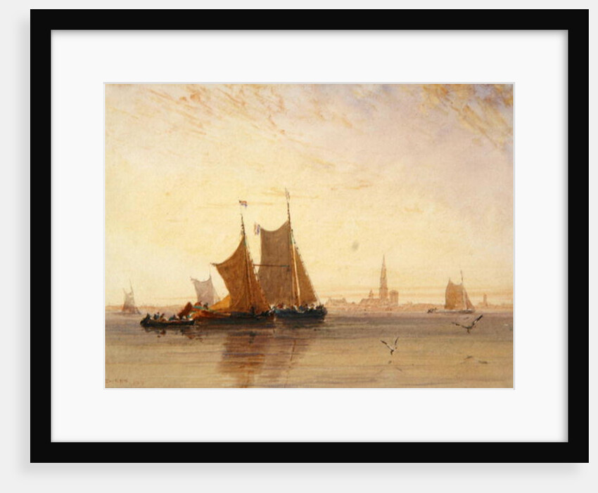 Antwerp, Morning, 1832 by David Cox