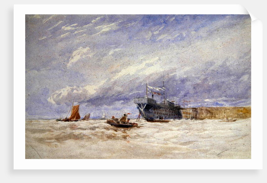 On the Medway, c.1845-50 by David Cox