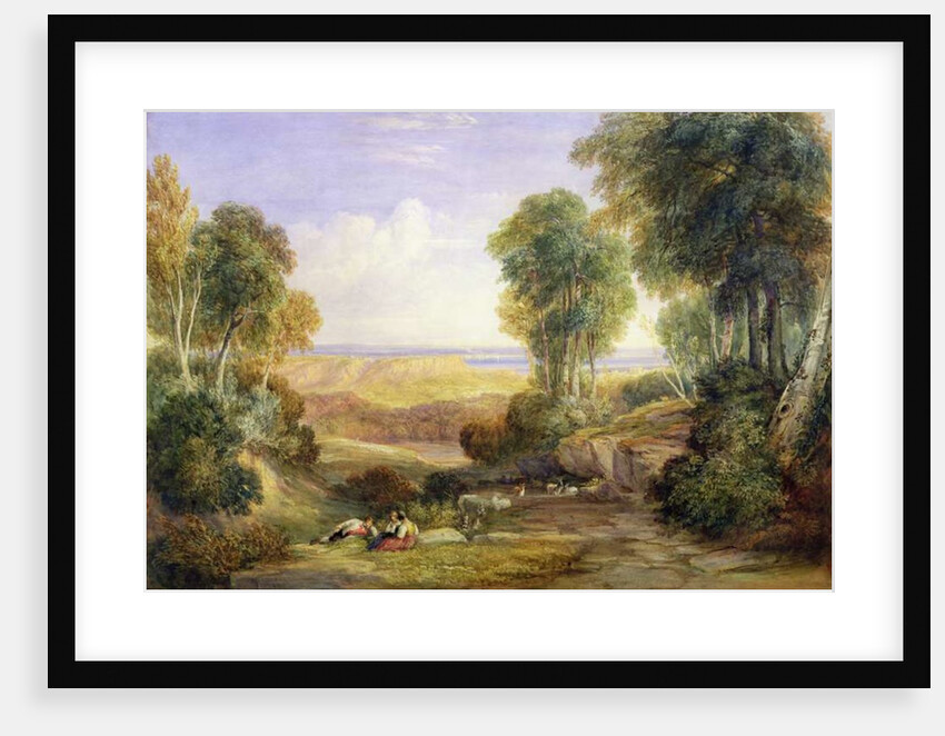 The Junction of the Severn and the Wye with Chepstow in the Distance, 1830 by David Cox