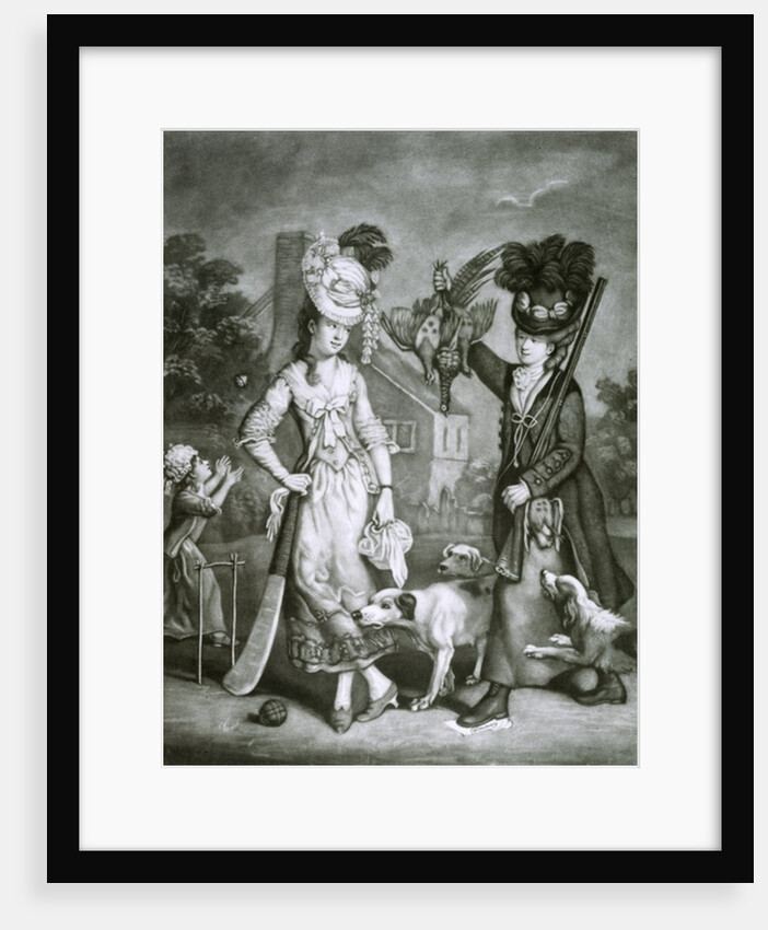Miss Wicket and Miss Trigger, 1778 by John Collet