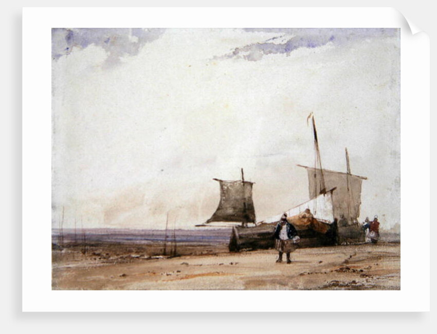 Beach Scene by Richard Parkes Bonington