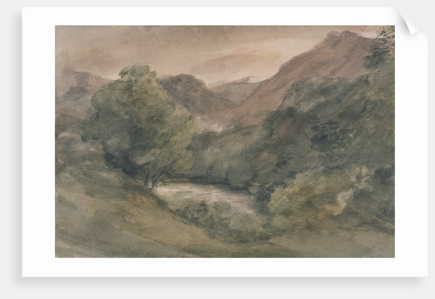 Borrowdale, Evening after a Fine Day, October 1, 1806 by John Constable