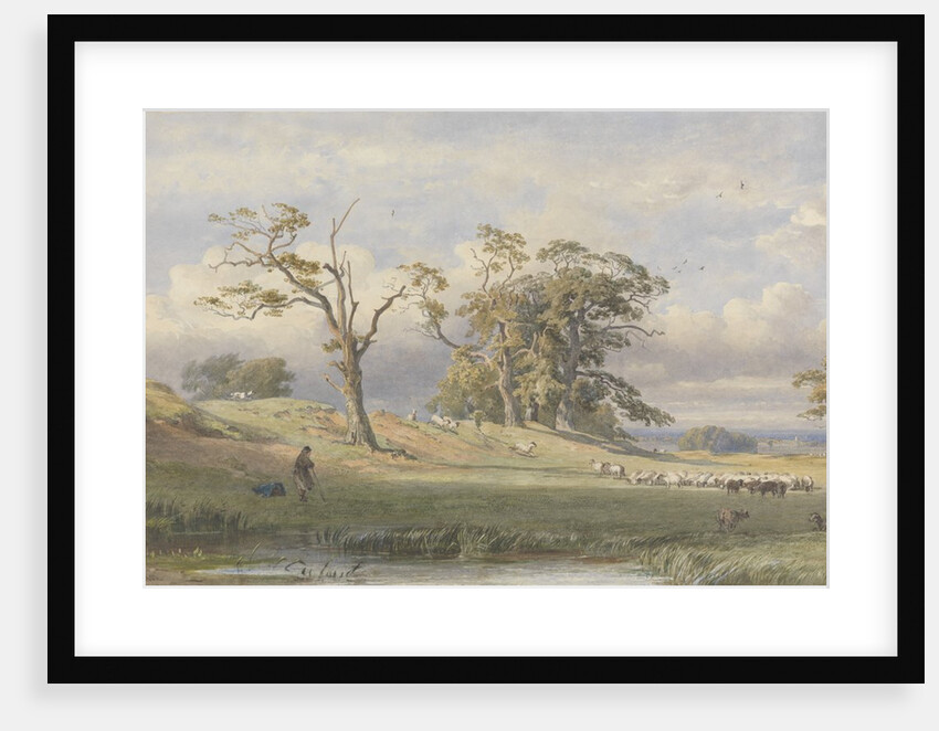 Old British Camp in Bulstrode Park, 1860 by George Arthur Fripp