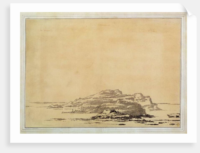 Fantastic Landscape, 1780-85 by Alexander Cozens