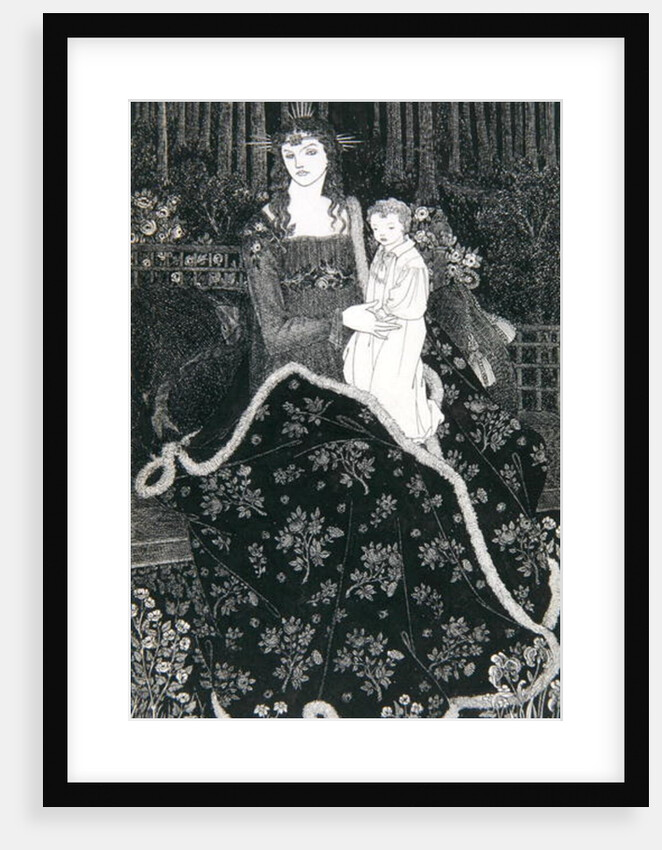 A large Christmas Card, 1895 by Aubrey Beardsley