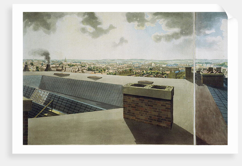 Panoramic view of London, 1792-93 by Robert (after) Barker