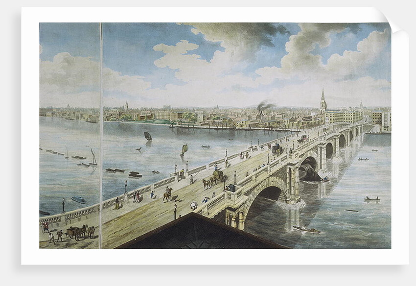 Panoramic view of London, 1792-93 by Robert (after) Barker