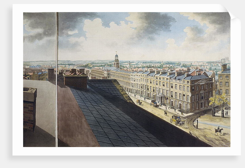 Panoramic view of London, 1792-93 by Robert (after) Barker