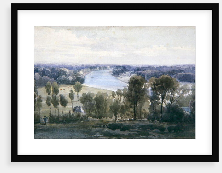 Richmond Hill, 1830 by Anthony Vandyke Copley Fielding