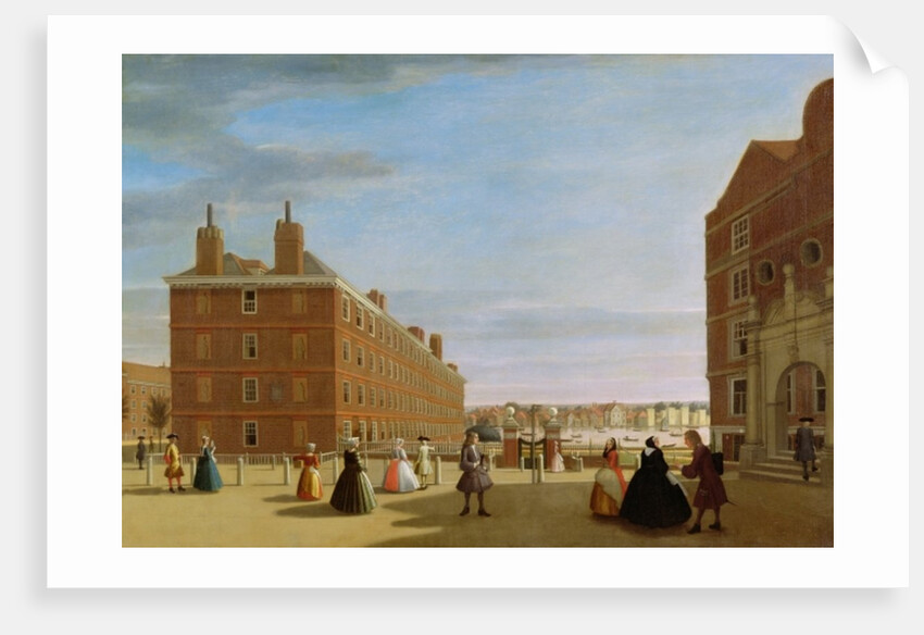 The Paper Buildings, Inner Temple, London, c.1725 by Anonymous