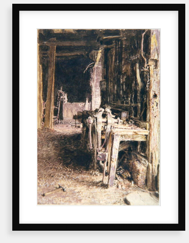 Barn Interior, 1836 by William Henry Hunt