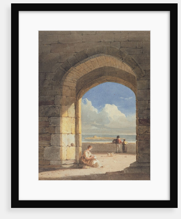 An Arch at Holy Island, Northumberland, 1809 by John Varley
