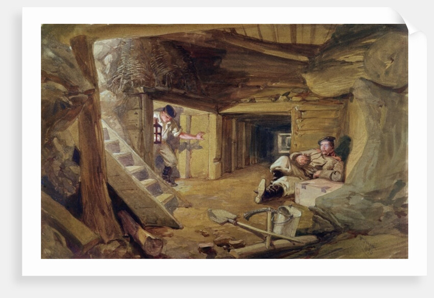 Mine in the Bastion du Mat, Sebastopol, Crimea by William 'Crimea' Simpson