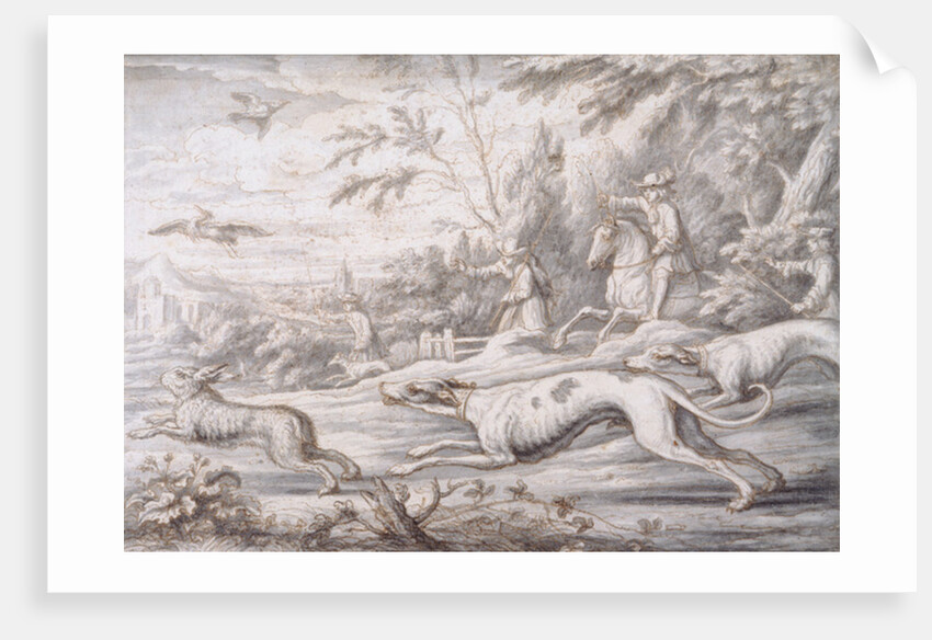 Hare Hunting by Francis Barlow