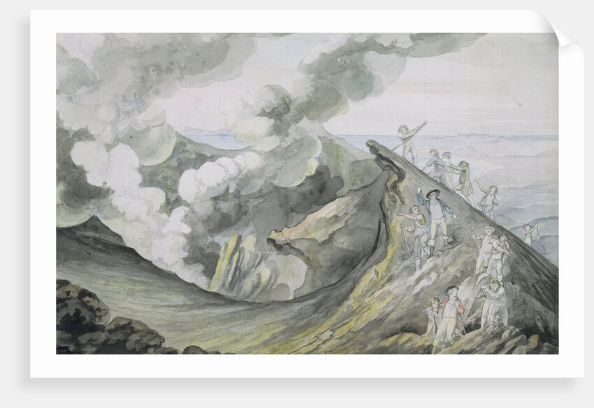 The Ascent of Vesuvius, 1785-91 by Henry Tresham