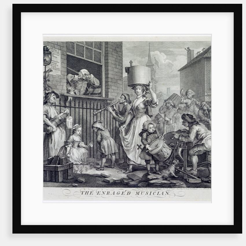 The Enraged Musician, 1741 by William Hogarth