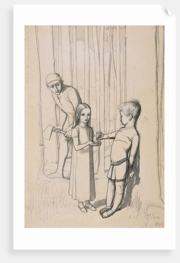 Study for 'The Woodman's Daughter', 1849 by John Everett Millais