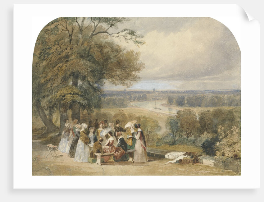 A Picnic on Richmond Hill by Joseph Murray Ince