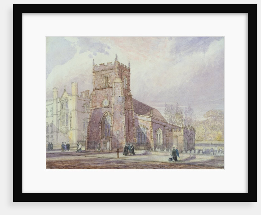 St. Botolph's, Cambridge and Corpus Christi College by Joseph Murray Ince