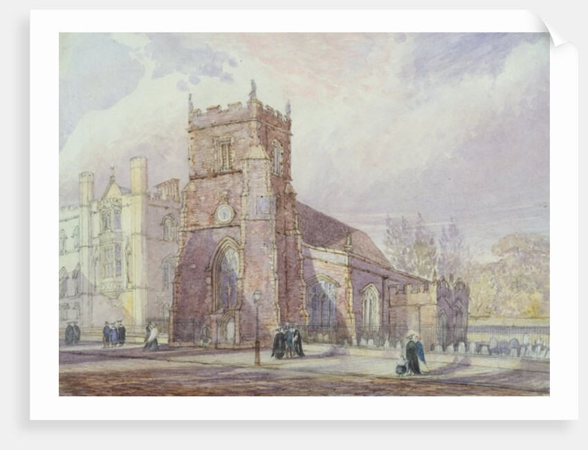 St. Botolph's, Cambridge and Corpus Christi College by Joseph Murray Ince