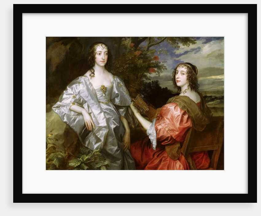Katherine Countess of Chesterfield, and Lucy Countess of Huntingdon, c.1636-40 by Anthony van Dyck