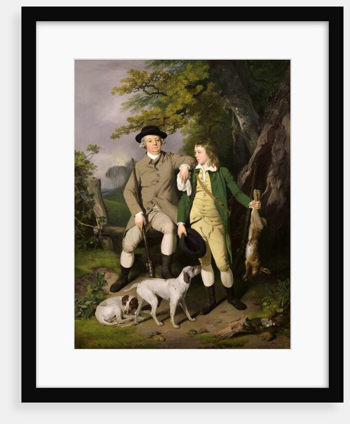 Portrait of a Sportsman with his Son, 1779 by Francis Wheatley