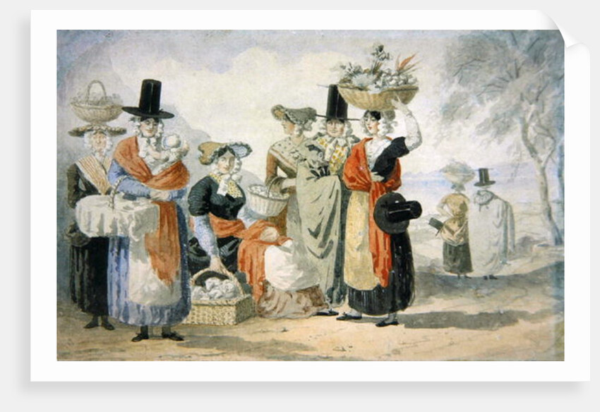 Welsh Fisherwomen by English School
