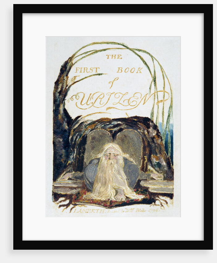 Title page by William Blake