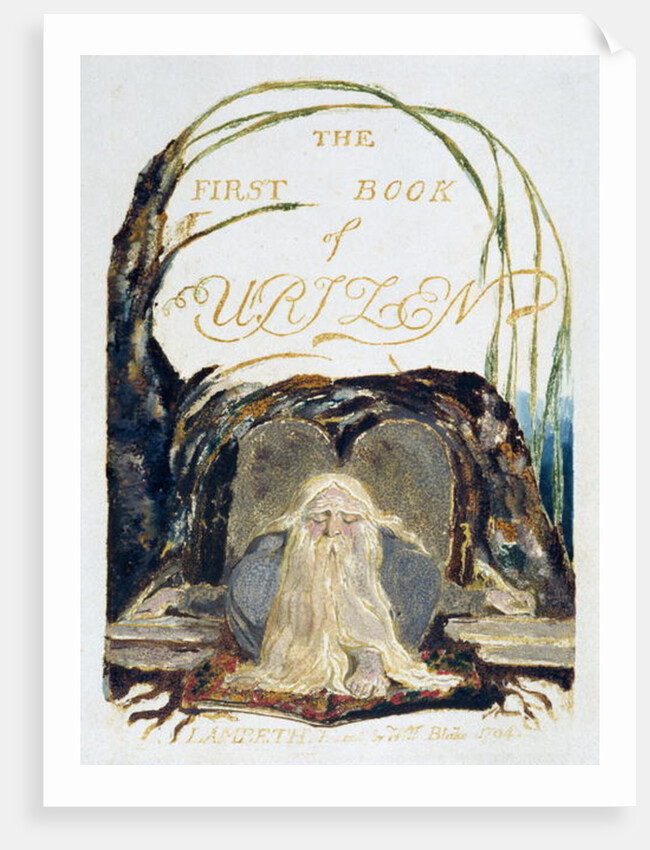 Title page by William Blake