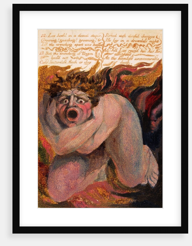 12: Los howld in a dismal stupor... by William Blake