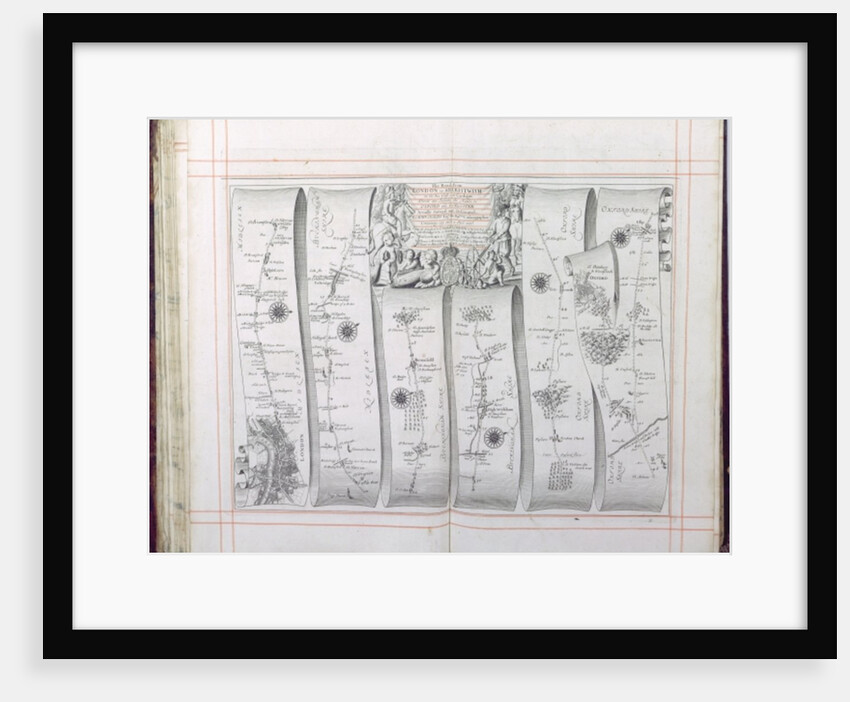 The Road from London to Aberistwith on the Sea Coast by John Ogilby